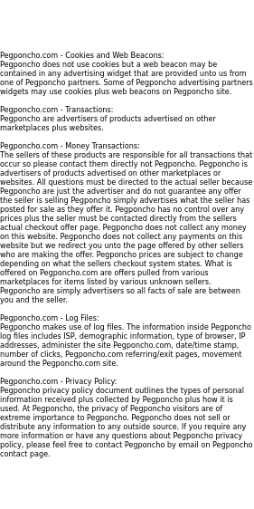 pegponcho privacy