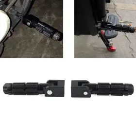 1880club 550731559723 Universal 8mm Footpegs Folding Passenger For Electric Motor Bicycle Atv