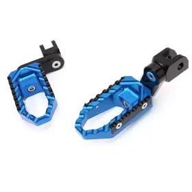 Aarfpfg16m39bktourthbkcl7070 Aaracing Touring 40mm Adjustable Blue Front Foot Pegs For Ducati Sport 1000 /s/bp All