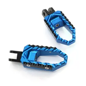 Aarfpfg34bktourthbkcl7148 Aaracing Touring Blue Anti Slip Front Foot Pegs For Honda Cbr600 F4/f4i 99 00