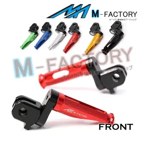Aarfpfg4325mmbkmfpxxcl6001 Aaracing Cnc Shinob 25mm Extension Rider Foot Pegs Fits Kawasaki Zx-12r Ninja Zx9r Z1000