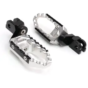 Aarfpfg63m25bktourthbkcl7256 Aaracing Touring 25mm Adjustable Silver Front Foot Pegs For Gsx650f Katana 650 12-16 17
