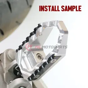 Aarfpfg76bktourthbkcl7287 Aaracing Touring Silver Anti Slip Front Foot Pegs For Triumph Daytona T595 97 98