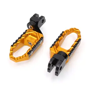Aarfpfg78m25bktourthbkcl7293 Aaracing Touring 25mm Adjustable Gold Front Foot Pegs For Tiger 955i 900 03-06 07