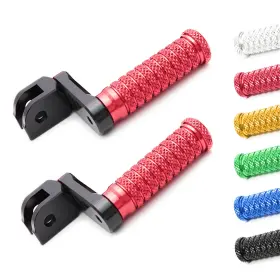 Cl6aafpfg71m40bkpolecl723272 Aaracing Pole 40mm Adjustable Red Front Foot Pegs For Sv650 S 99-07 08 09 10 11