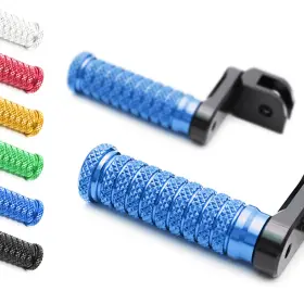 Cl6aafpfg72m40bkpolecl723276 Aaracing Blue M-grip 1.5 Inch Cnc Adjustable Front Foot Pegs For Suzuki Gsxr 750 96 97 98 99
