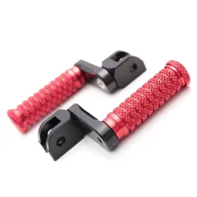 Cl6aafpfg73m40bkpolecl723281 Aaracing Red M-grip 1.5 Inch Cnc Adjustable Front Foot Pegs For Suzuki Gsf 650 Bandit 05 06