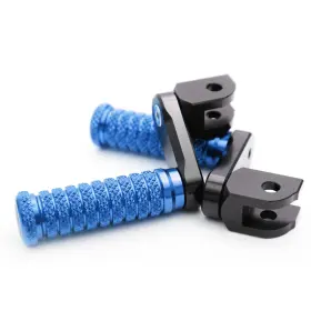 Cl6aafpfg92m40bkpolecl723345 Aaracing Blue M-grip 1.5 Inch Cnc Adjustable Front Foot Pegs For Yamaha Yzf R25 14 15