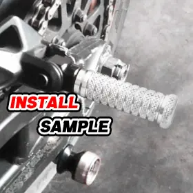 Cl6afpfg95bkpolecl723407 Aaracing Silver M-grip Anti-slip Front Foot Pegs Set For Yamaha Tracer 900 Gt 19 20