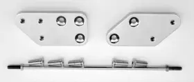 Bpe-3ec Accutronix Forward Control Extension Brackets Chrome Plated 3.00 Inch Length Extended Kit