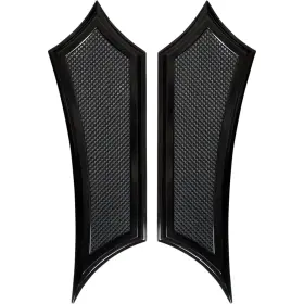 Fb01-ib Accutronix Instigator Extended Floorboards - Black For Harley-davidson