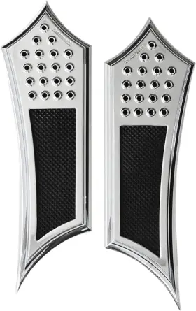 Fbf01-dic Accutronix Drilled Original Front Floorboards - Instigator Chrome Wi