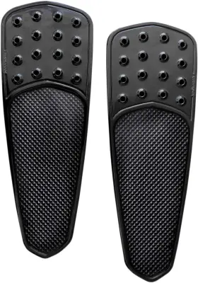 Fbf91-dtb Accutronix Extended Drilled Vintage Floorboards-rubber Heel-black-fbf91-dtb