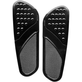 Fbf91-dvb Accutronix Extended Drilled Vintage Floorboards - Rubber Heel Black Motorcycle