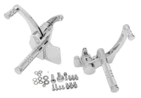 Fc205-sic Accutronix Forward Controls - Diamond 9 Inch Chrome