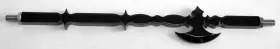 Lrs100-kab Accutronix Battle Ax Shift Linkage - 11-1/4 Inch Black Finish