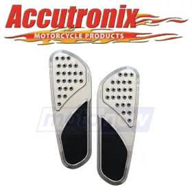 8qv0 Accutronix Mn/8qv0 Drilled Vintage Front Floorboards For 2005-2007 Harley Davidson Gc