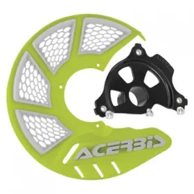 1655270191 Acerbis X-brake Vented Front Disc Cover With Mounting Kit Flo Yellow/white