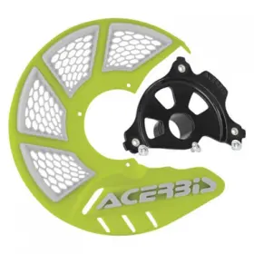 1655270215 Acerbis X-brake Vented Front Disc Cover With Mounting Kit Flo Yellow/white