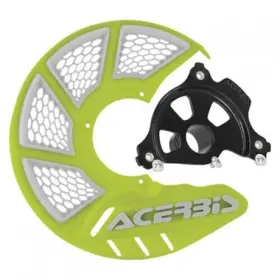 1655270287 Acerbis X-brake Vented Front Disc Cover With Mounting Kit Flo Yellow/white