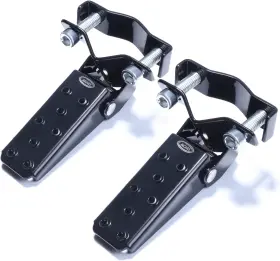 202306 Aicars Universal Motorcycle Foot Pegs Bike Footpegs Folding Pedal Fit For Black