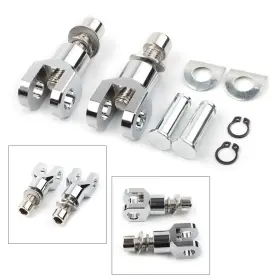 Air Rocket 422124105612 Motorcycle Rear Passenger Foot Pegs Bracket Fit For Harley Softail 2000-2020 Us