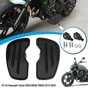 S650 Alltimes En650 Vn650 2015-2023 Front Driver Wide Footboard Foot Pegs For Kawasaki Vulcan 2015-25