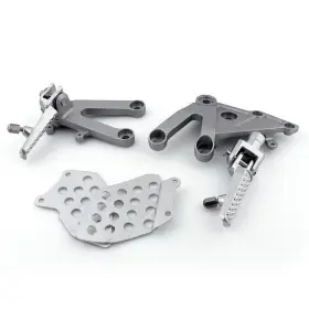 M521-a007-silver Amotopart Rider Front Footrest Foot Pegs Bracket Fit For Honda Cbr 600 Rr Cbr600rr 03-06 E