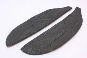 1-002-858-398 Aprilia 99-04 Scarabeo 150 Floorboard / Foot Rest Floor Panel Rubber Pads