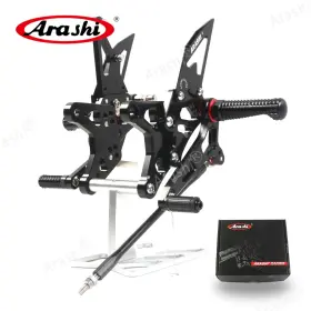 Hfn002b Arashi Adjustable Footrest Foot Pegs Fit Kawasaki Ninja Zx-6r 636 2015 2016 2017 Zx6r
