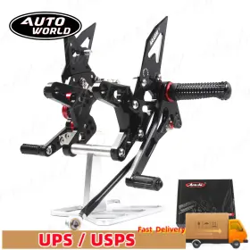 Hfn003 Arashi Racing Rearsets For Kawasaki Ninja Zx6r 2007 2008 Zx636 Footrest Rider Peg Pedal