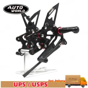 Hfn017 Arashi For Suzuki Gsxr1000 2007-2008 Gsx1000r Racing Rearset Adjustable Footrest Peg