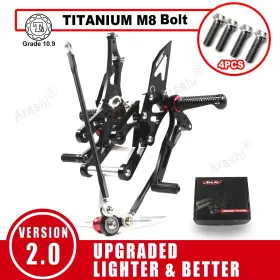 Hfn023 Arashi Fit Honda Cbr600rr 2003-2006 Cbr1000rr 2004-2007 Adjustable Footrest M8 Bolts Hfn023 Arashi Fit Honda Cbr600rr 2003-2006 Cbr1000rr 2004-2007 Adjustable Footrest M8 Bolts