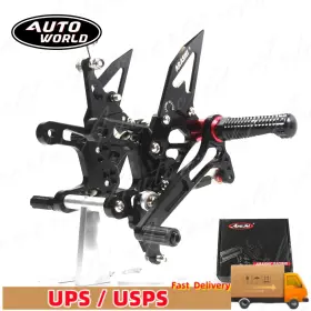 Hfn092 Arashi For Kawasaki Ninja Zx10r Zx1000 Abs 2016-2020 19 18 Racing Footrest Peg Rearsets