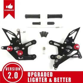 Hfn092b Arashi For Kawasaki Ninja Zx-10r Abs 2016-2020 Zx1000 Racing Footrest Rearsets