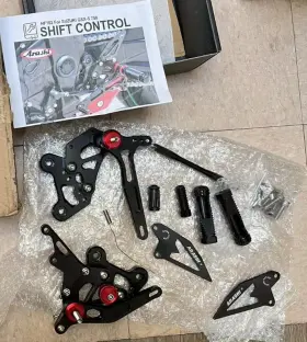 Gsxs750z Arashi Hfn102 Cnc Rearsets For Suzuki Gsxs750 2015 - 2022 Gsr750 2011 2017 Rear Set