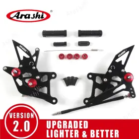 Hfn111 Arashi Fit Honda Cb300f Cbr300r /abs 2015-2023 Adjustable Footrest Foot Pegs Pedals
