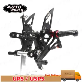 Hfn126 Arashi For Kawasaki Ninja Zx10r 2025 2024 Zx1000 Gp Racing Rearset Footrest Peg Black