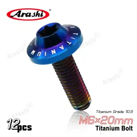 Scr003 Arashi Front Brake Disc M6 Bolts For Honda Vfr V-tec 800 Vfr800 2002-2013 Cbr600f 2003