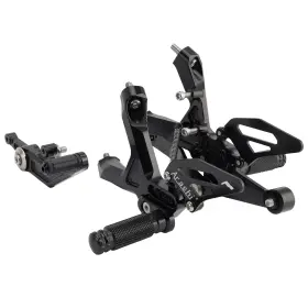M528-b083-blk Areyourshop Aluminum Black Adjustable Rear Set Rearset For Bmw S1000rr 2019 - 2024