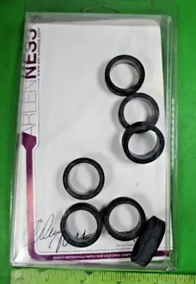 06-308 Arlen Ness 1 Inch Foot Peg Rubbers 7 Count Nos P/n Vintage 2006