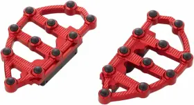 06-898 Arlen Ness Passenger Floorboards - Red Anodized