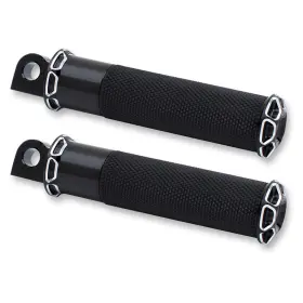 Arlen Ness 07-929 Fusion Footpegs - Bevelled Black