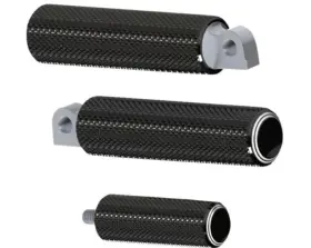 07-936 Arlen Ness Fusion Shift Peg - Dual Ring Black Motorcycle Street Bike