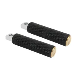 07-944 Arlen Ness Knurled Peg - Brass Fxdr