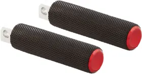 07-955 Arlen Ness Fusion Series Footpegs Red Knurled