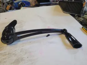 19-764 Arlen Ness Black Deep Cut Brake Arm Lever Pedal Used Powder Coated