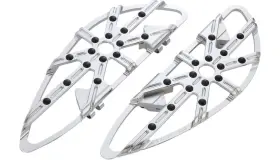 410-006 Arlen Ness 10-gauge Driver Floorboard - Chrome