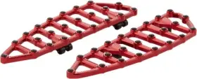 410-012 Arlen Ness Red Mx Billet Driver Floorboards Harley Softail M8 18-21