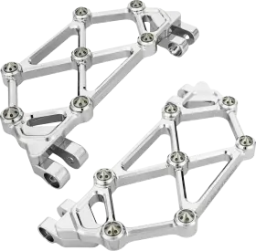 410-046 Arlen Ness Mini Diamond Floorboards - Driver Chrome Flt